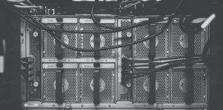 server in data center.