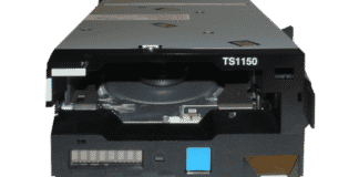 The IBM TS1150 Tape Drive for data storage. Photo via IBM.com.
