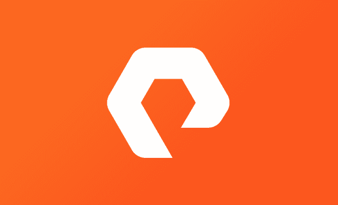 Pure Storage logo.