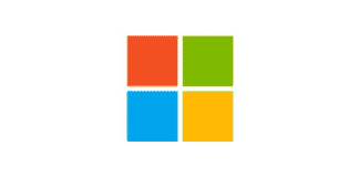 Microsoft logo icon.