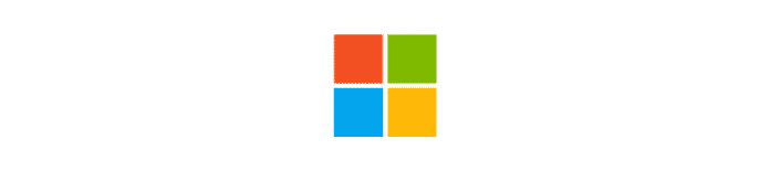 Microsoft logo icon.