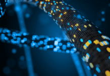 Data transferring within a strand or channel.
